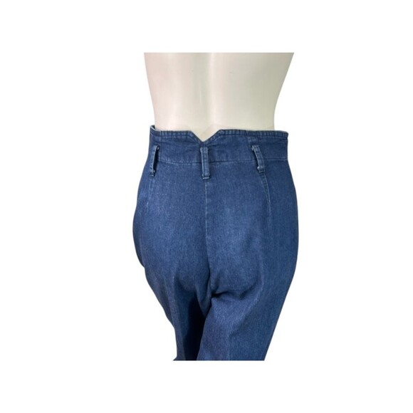 Vintage 1980s Jane Tise Collection High Rise Pleated Denim Jeans Size 6 - Picture 7 of 7